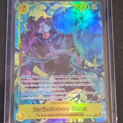 One Piece Card Game Bartholomew Kuma OP12-110 Holo Character 7000 Power - Image 1