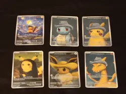 6 Starry Night Pokemon x Van Gogh Promo Card - Image 1