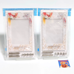 Lot 2 Pokemon Card Game Display Frame Stand Ho-Oh Reshiram Set White Japan New - Image 1