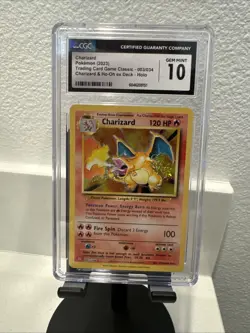 Pokemon 2023 Trading Card Game Classic Charizard Holo Rare Card CGC 10 003/034 - Image 1