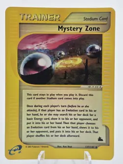 Pokemon Card - Mystery Zone Skyridge 137/144 Reverse Holo - Image 1