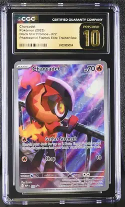 Charcadet 022 Me: Mega Evolution Promo Holo - PRISTINE 10!! Rare Card!! - Image 1