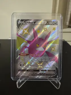 Crobat V SWSH098 NM -Ultra Rare Pokemon Card- Black Star Promo - Image 1