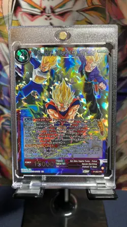 SS Son Goku & SS Vegeta & SS Trunks United Foil Dragon Ball Super Card Game | NM - Image 1