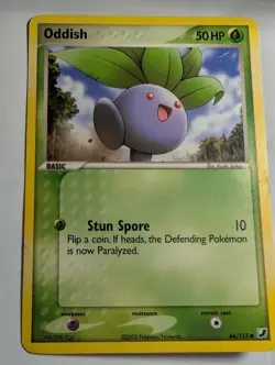 Oddish - 64/115 EX Unseen Forces Pokemon TCG CCG Card - Image 1