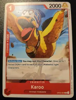 Karoo OP04-004 Common Kingdoms Of Intrigue One Piece Card Game - Image 1