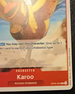 Karoo OP04-004 Common Kingdoms Of Intrigue One Piece Card Game - Image 5