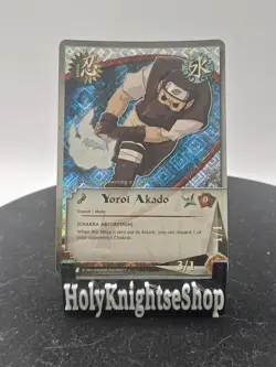 Yoroi Akado 106 Foil Uncommon Naruto CCG Card LP - Image 1
