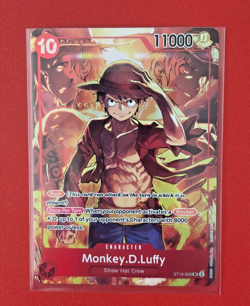 One Piece Card Game Monkey.D.Luffy (Treasure Booster Set) ST10-006 SR English - Image 1
