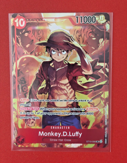 One Piece Card Game Monkey.D.Luffy (Treasure Booster Set) ST10-006 SR English - Image 2
