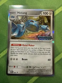 Metang - 090 (Prerelease) [Staff] 090 Sv: Scarlet & Violet Promo Cards Holo - Image 1