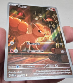 Pokemon Card TCG: Vulpix 138/132 ME:01 Mega Evolutions - Illustration Rare - NM - Image 2