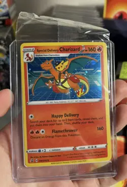 Special Delivery Charizard SWSH075 SWSH: Sword & Shield Promo Cards Holo Sealed - Image 1