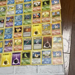 Pokemon Base Set Non Holo Lot of 126 Cards WOTC TCG LP - LP+ Pokemon Nintendo - Image 2