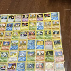 Pokemon Base Set Non Holo Lot of 126 Cards WOTC TCG LP - LP+ Pokemon Nintendo - Image 4