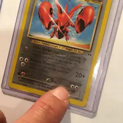 Vintage Pokemon Card Lot of 2 Rare Neo Discovery Scizor 29/75 Butterfree 19/75 - Image 3