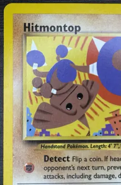 Hitmontop Neo Discovery 22/75 Unlimited Edition Regular Card Pokemon TCG - Image 2