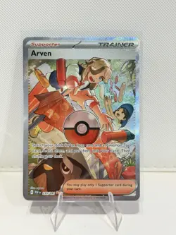 Pokemon Arven Paldean Fates TCG Special Illustration Rare SV Holo Card 235/091 - Image 1