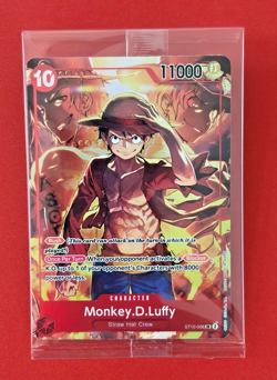 SEALED ! Promo One Piece CARD Treasure Booster Monkey.D.Luffy ST10-006 SR NEW - Image 1