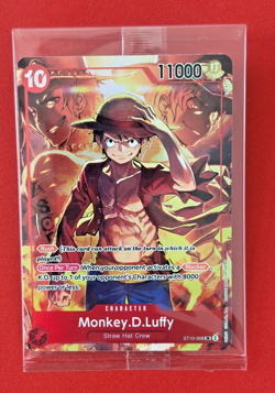 SEALED ! Promo One Piece CARD Treasure Booster Monkey.D.Luffy ST10-006 SR NEW - Image 2