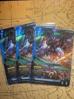 1 Card Gundam Card Game Dual Impact - Gundam Epyon LR GD02-002 - Near Mint Foil - Image 1