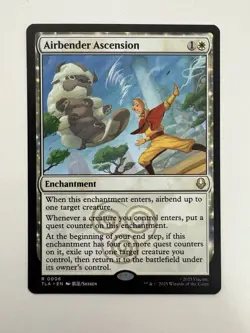 Airbender Ascension MTG Magic the Gathering Card NM Near Mint TLA - Image 1
