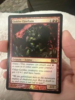 MTG Magic The Gathering Card Goblin Chieftain Core Set 2011 (M11) Regular - Image 2