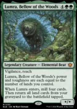 Lumra, Bellow of the Woods Bloomburrow (BLB) 183 MTG Regular - Image 1
