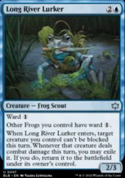 Long River Lurker Bloomburrow (BLB) 57 MTG Foil - Image 1
