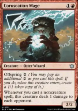 Coruscation Mage Bloomburrow (BLB) 131 MTG Regular - Image 1