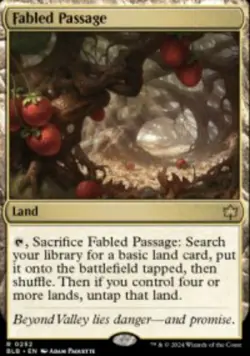 Fabled Passage Bloomburrow (BLB) 252 MTG Regular - Image 1