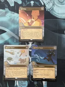 Swiftfoot Boots, Sol Ring and Arcane Signet Showcase Avatar: The Last Airbender - Image 1