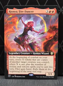Rionya, Fire Dancer (Extended Art) - Commander 2021 (C21) MTG - 382 NM - Image 1