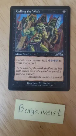 Culling the Weak Exodus MTG M/NM - Image 1