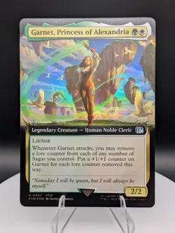 Garnet, Princess of Alexandria (Extended Art FOIL) Final Fantasy MTG (NM) - Image 1