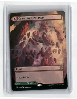 Cragcrown Pathway (Borderless) - Zendikar Rising (ZNR) - Image 1