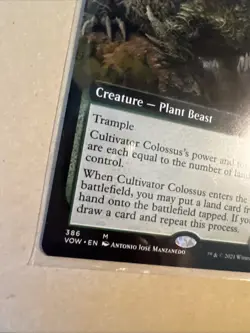 MTG Cultivator Colossus VOW 386 M NM Regular Extended Art - Image 3