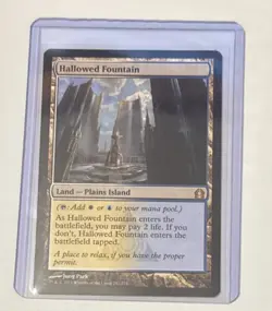 x1 Hallowed Fountain MTG, Return To Ravnica, LP - Image 1
