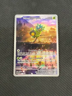 Pokemon Teal Mask Ogerpon 123 Black Star Promo - Image 1