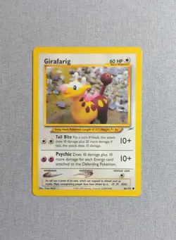 Pokemon TCG - Girafarig - Neo Destiny Set - 66/105 - Image 1