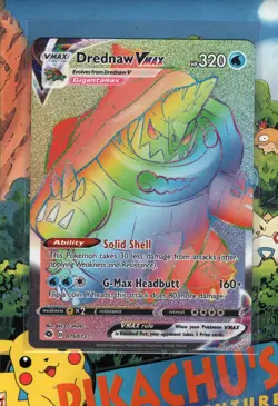Pokemon TCG Drednaw VMax 075/073 Champions Path Full Art Secret Rainbow NM/M - Image 1