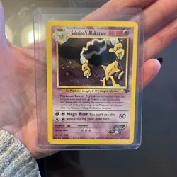 2000 POKEMON GYM CHALLENGE 16 SABRINA'S ALAKAZAM HOLO NM-MT - Image 1