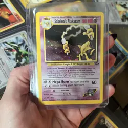 2000 POKEMON GYM CHALLENGE 16 SABRINA'S ALAKAZAM HOLO NM-MT - Image 2