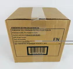 Pokemon GO Pin Collection Display Box CASE Charmander Squirtle Bulbasaur SEALED! - Image 1