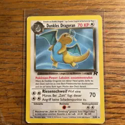 Pokemon Dunkles Dragoran #22/82 German Team Rocket Dark Dragonite - Image 1