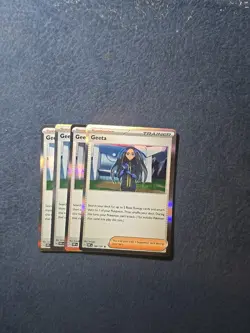 Geeta 188/197 Obsidian Flames Holo Rare x4 Pokemon TCG Trainer PLAYSET - Image 1