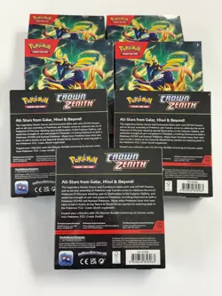 Lot of (7) Pokemon TCG Crown Zenith Booster Bundles Boxes Sealed - Image 2