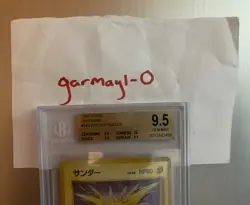 1997 Pokemon Fossil Japanese Zapdos Holo Rare #145 BGS 9.5 GEM 3x9.5 10 Corners! - Image 2