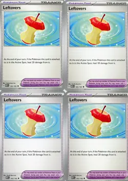 4x Pokemon TCG Leftovers Scarlet & Violet 151 163/165 Regular Uncommon Playset - Image 1