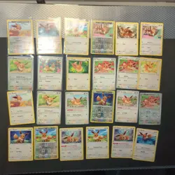 Eevee Reverse Non Holo Lot Japanese English Pokemon Collection - Image 1